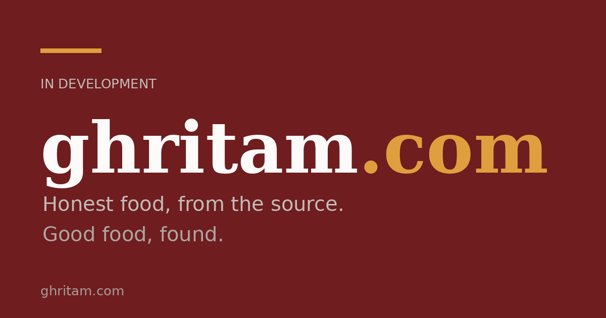 Link preview image for ghritam.com